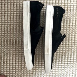 Common projects Slip On Suede In Black Mens size 41/8.5-9